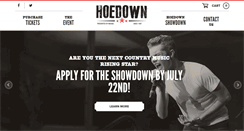 Desktop Screenshot of hoedown.ca